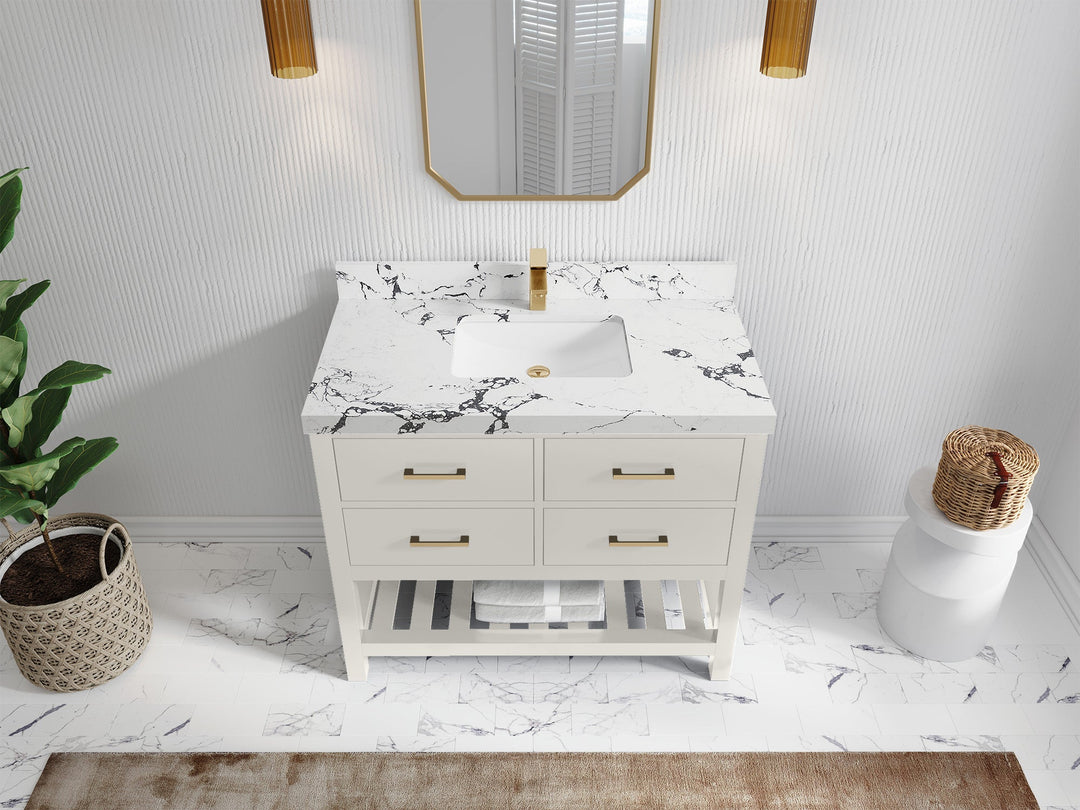 Parker 42 in. W x 22 in. D Single Sink Bathroom Vanity - Willow Bath and Vanity