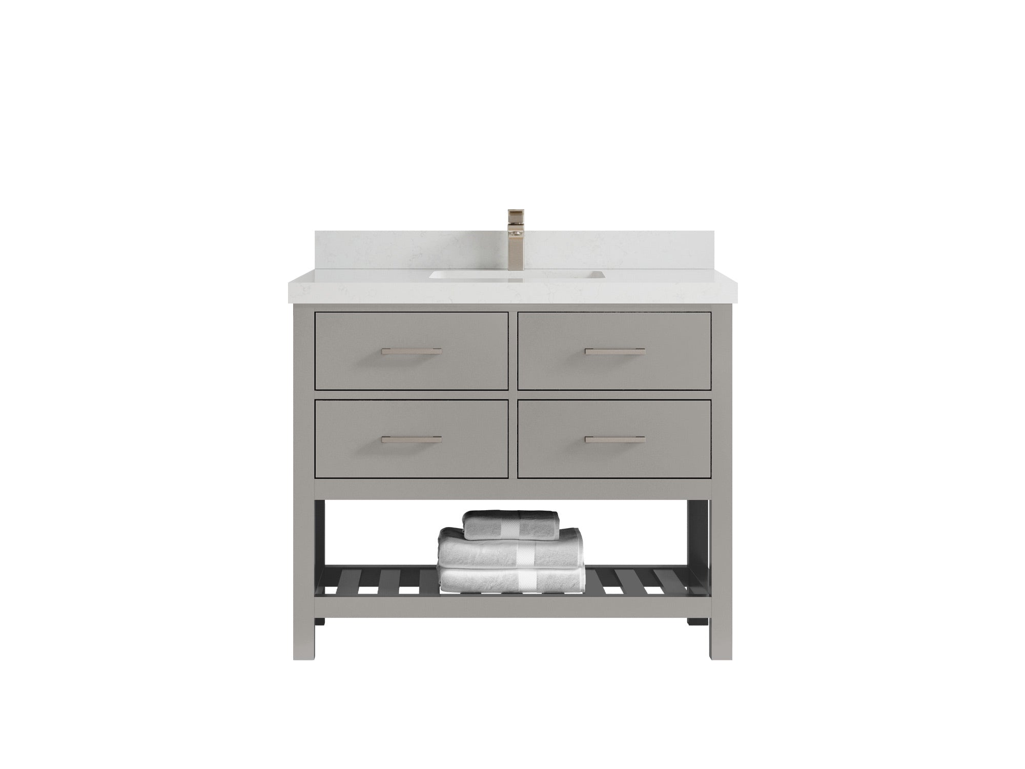 Parker 42 in. W x 22 in. D Single Sink Bathroom Vanity - Willow Bath and Vanity