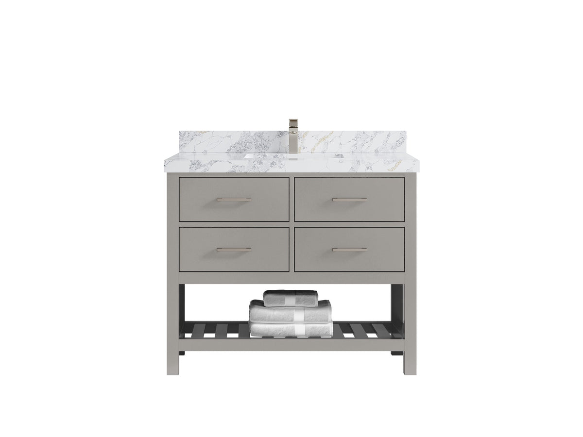 Parker 42 in. W x 22 in. D Single Sink Bathroom Vanity - Willow Bath and Vanity