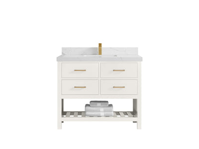Parker 42 in. W x 22 in. D Single Sink Bathroom Vanity - Willow Bath and Vanity