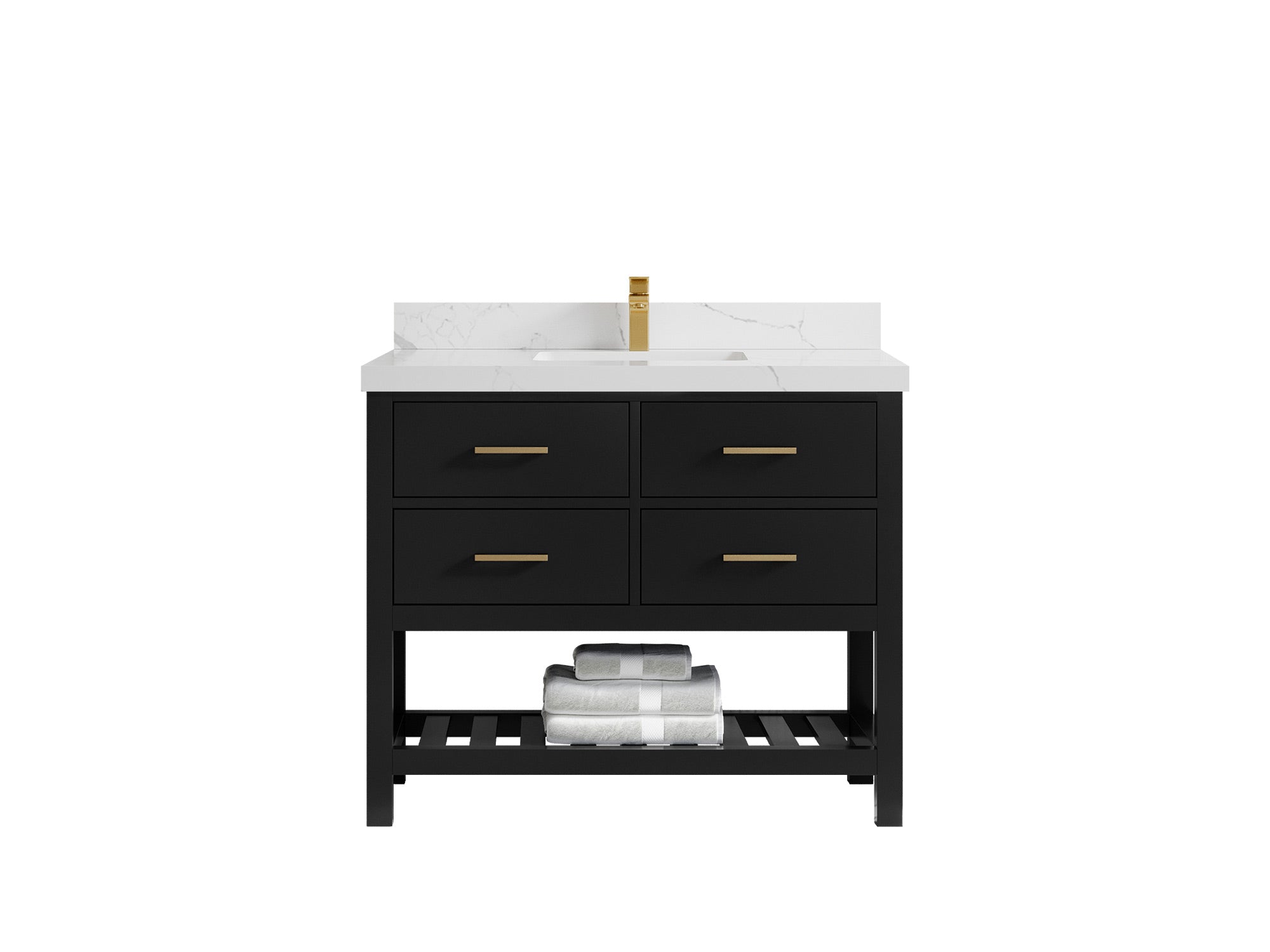 Parker 42 in. W x 22 in. D Single Sink Bathroom Vanity - Willow Bath and Vanity