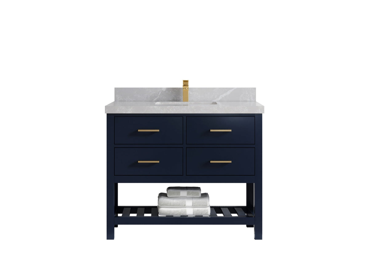Parker 42 in. W x 22 in. D Single Sink Bathroom Vanity - Willow Bath and Vanity