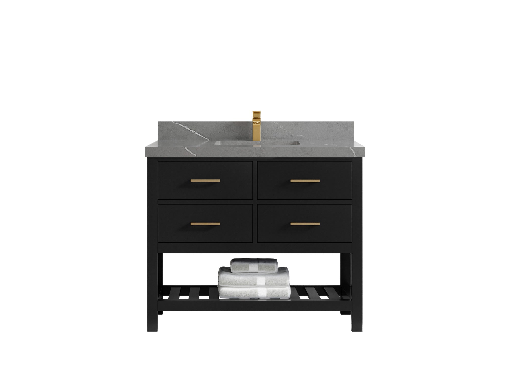 Parker 42 in. W x 22 in. D Single Sink Bathroom Vanity - Willow Bath and Vanity