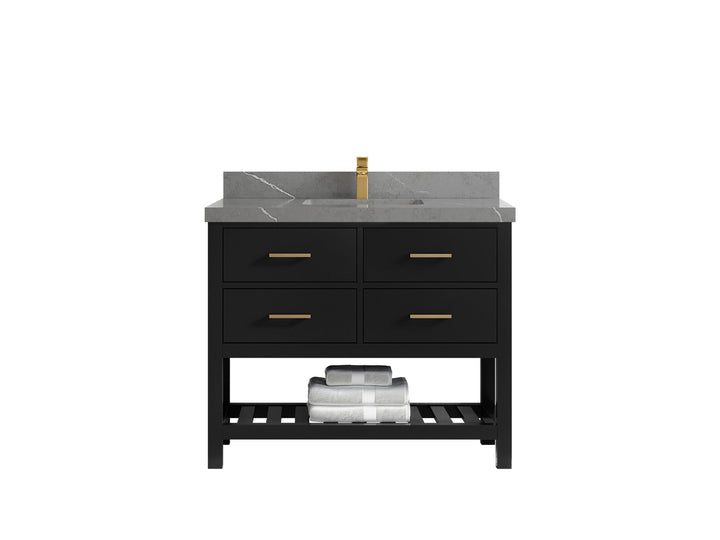 Parker 42 in. W x 22 in. D Single Sink Bathroom Vanity - photo 28