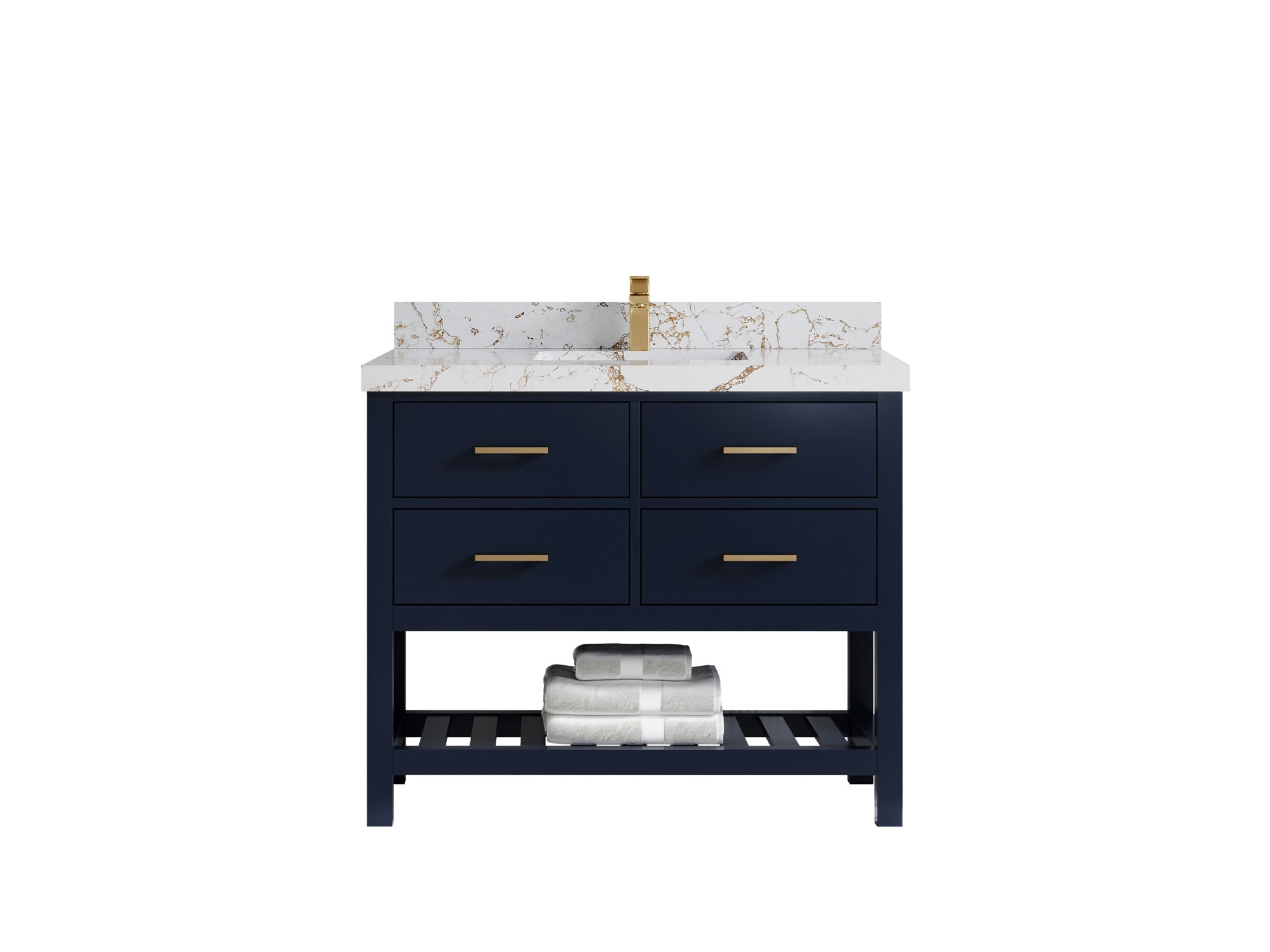 Parker 42 in. W x 22 in. D Single Sink Bathroom Vanity - Willow Bath and Vanity