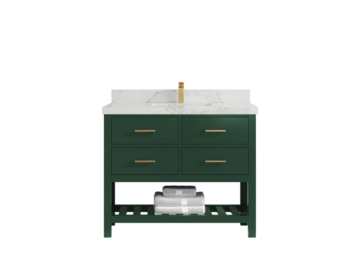 Parker 42 in. W x 22 in. D Single Sink Bathroom Vanity - Willow Bath and Vanity