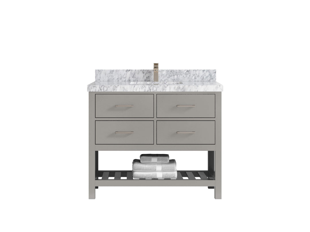 Parker 42 in. W x 22 in. D Single Sink Bathroom Vanity - Willow Bath and Vanity