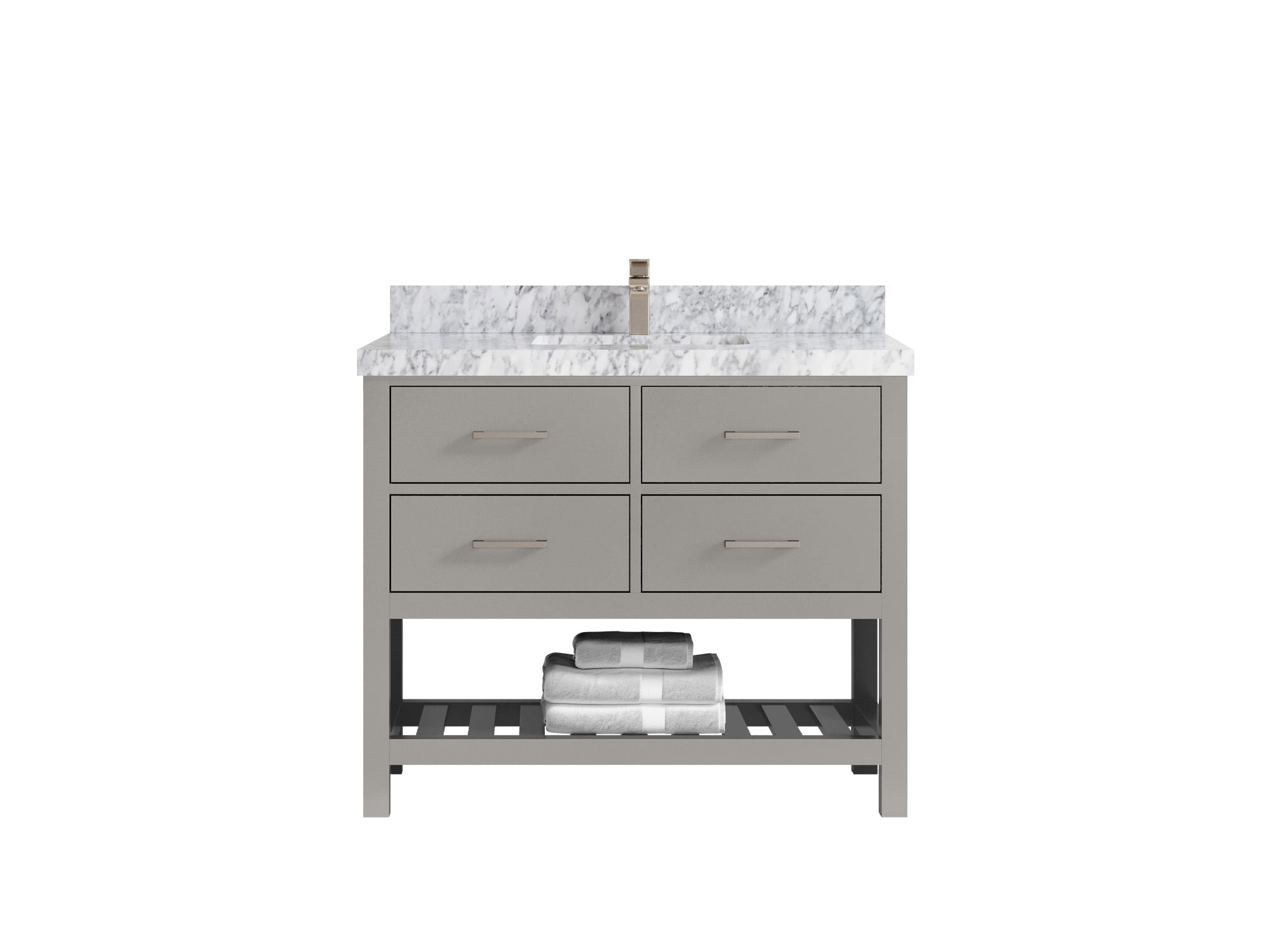 Parker 42 in. W x 22 in. D Single Sink Bathroom Vanity - Willow Bath and Vanity
