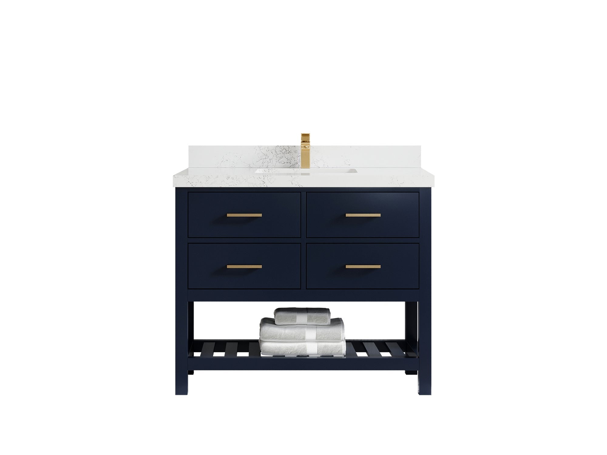 Parker 42 in. W x 22 in. D Single Sink Bathroom Vanity - Willow Bath and Vanity