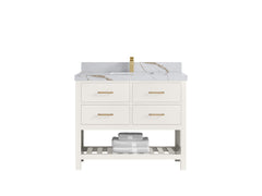 Parker 42 in. W x 22 in. D Single Sink Bathroom Vanity - photo 26
