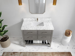 Parker 42 in. W x 22 in. D Single Sink Bathroom Vanity - photo 7