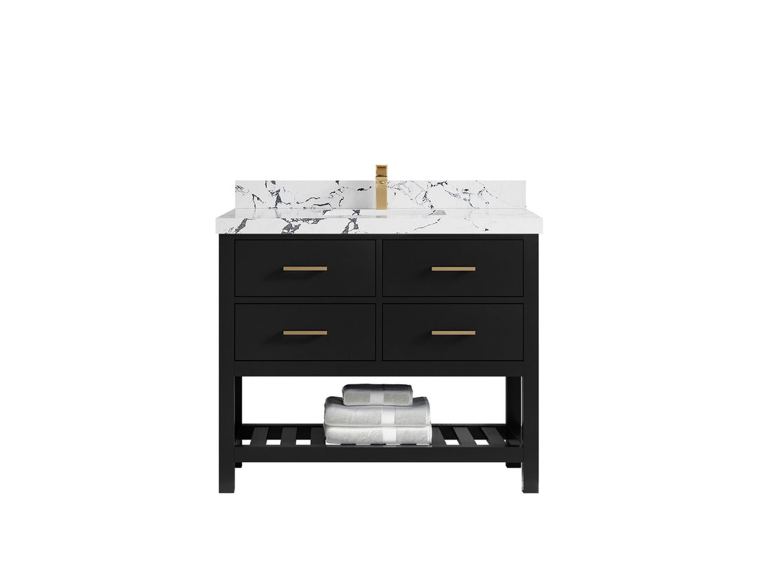 Parker 42 in. W x 22 in. D Single Sink Bathroom Vanity - Willow Bath and Vanity