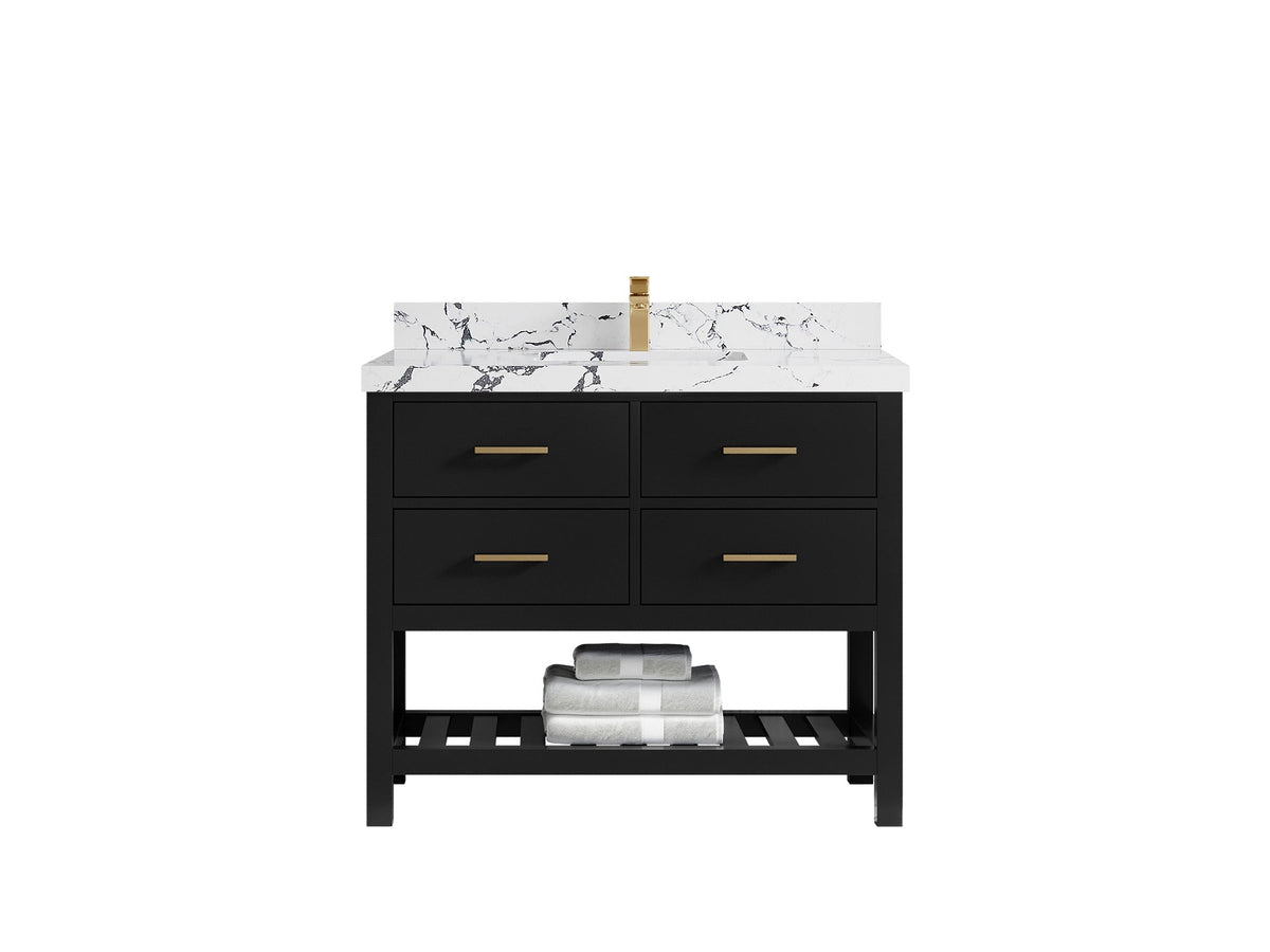 Parker 42 in. W x 22 in. D Single Sink Bathroom Vanity - Willow Bath and Vanity