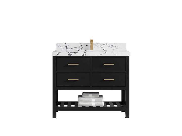 Parker 42 in. W x 22 in. D Single Sink Bathroom Vanity - photo 32