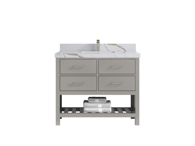 Parker 42 in. W x 22 in. D Single Sink Bathroom Vanity - Willow Bath and Vanity