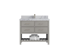 Parker 42 in. W x 22 in. D Single Sink Bathroom Vanity - photo 36