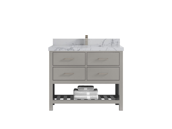 Parker 42 in. W x 22 in. D Single Sink Bathroom Vanity - photo 36