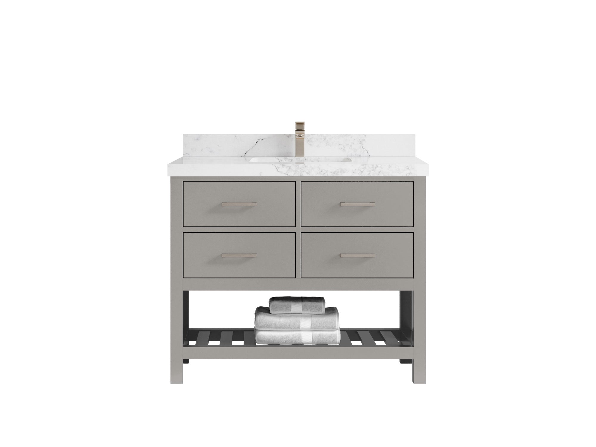 Parker 42 in. W x 22 in. D Single Sink Bathroom Vanity - Willow Bath and Vanity