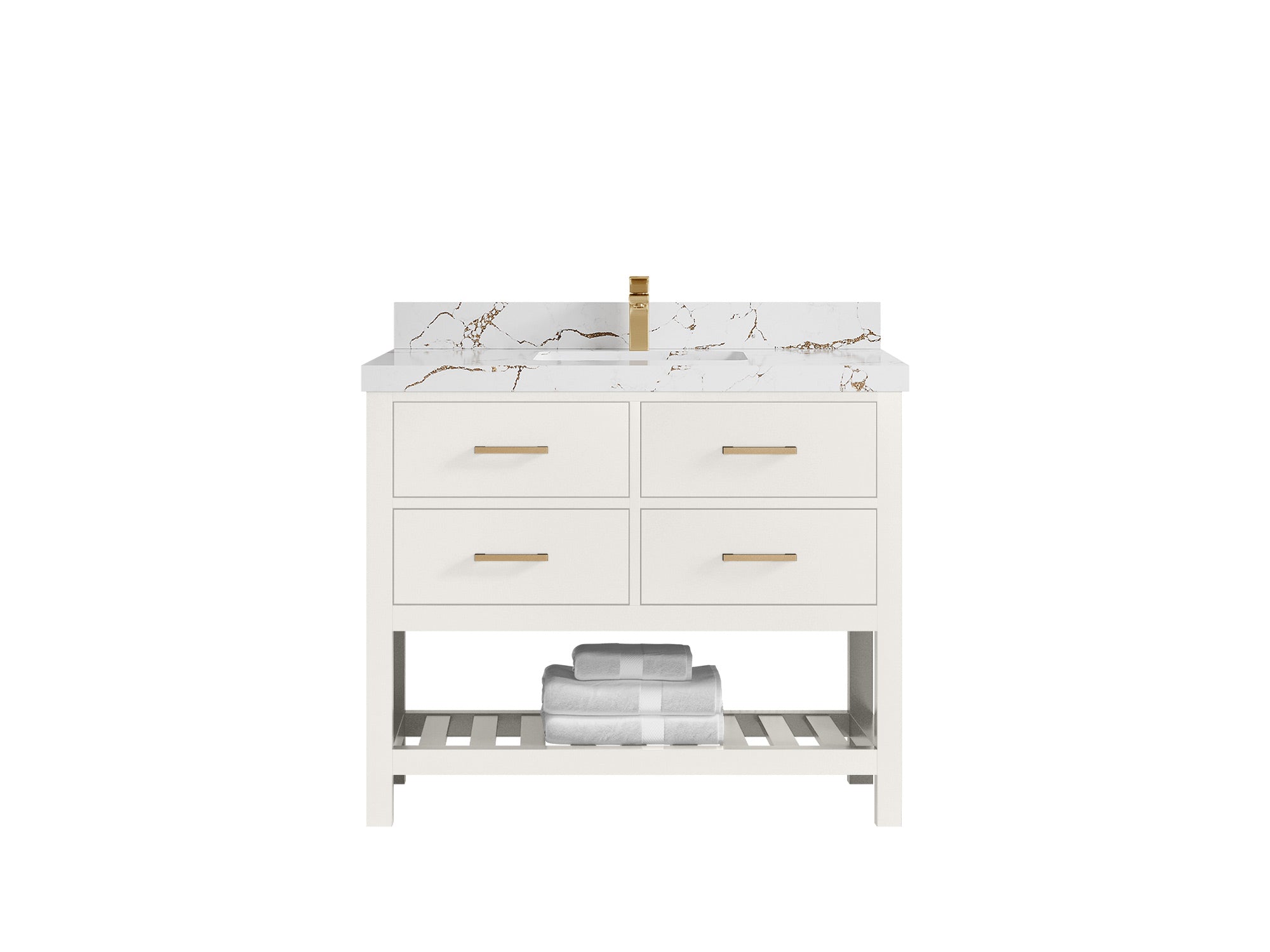 Parker 42 in. W x 22 in. D Single Sink Bathroom Vanity - Willow Bath and Vanity