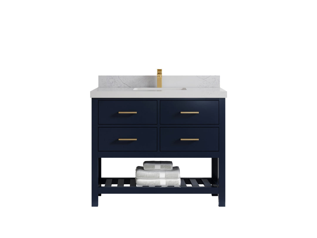 Parker 42 in. W x 22 in. D Single Sink Bathroom Vanity - Willow Bath and Vanity