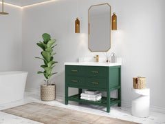 Parker 42 in. W x 22 in. D Single Sink Bathroom Vanity - photo 2