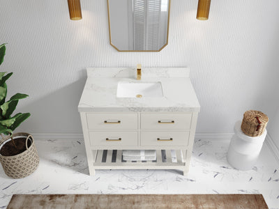 Parker 42 in. W x 22 in. D Single Sink Bathroom Vanity - Willow Bath and Vanity