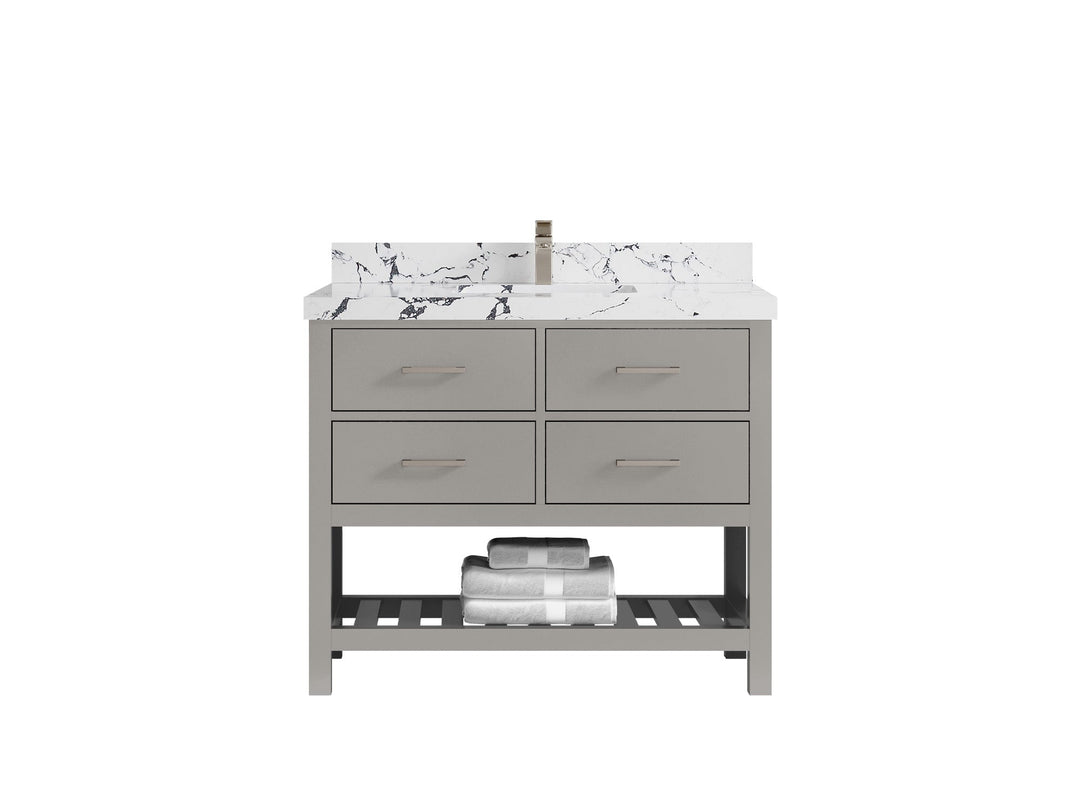 Parker 42 in. W x 22 in. D Single Sink Bathroom Vanity - Willow Bath and Vanity
