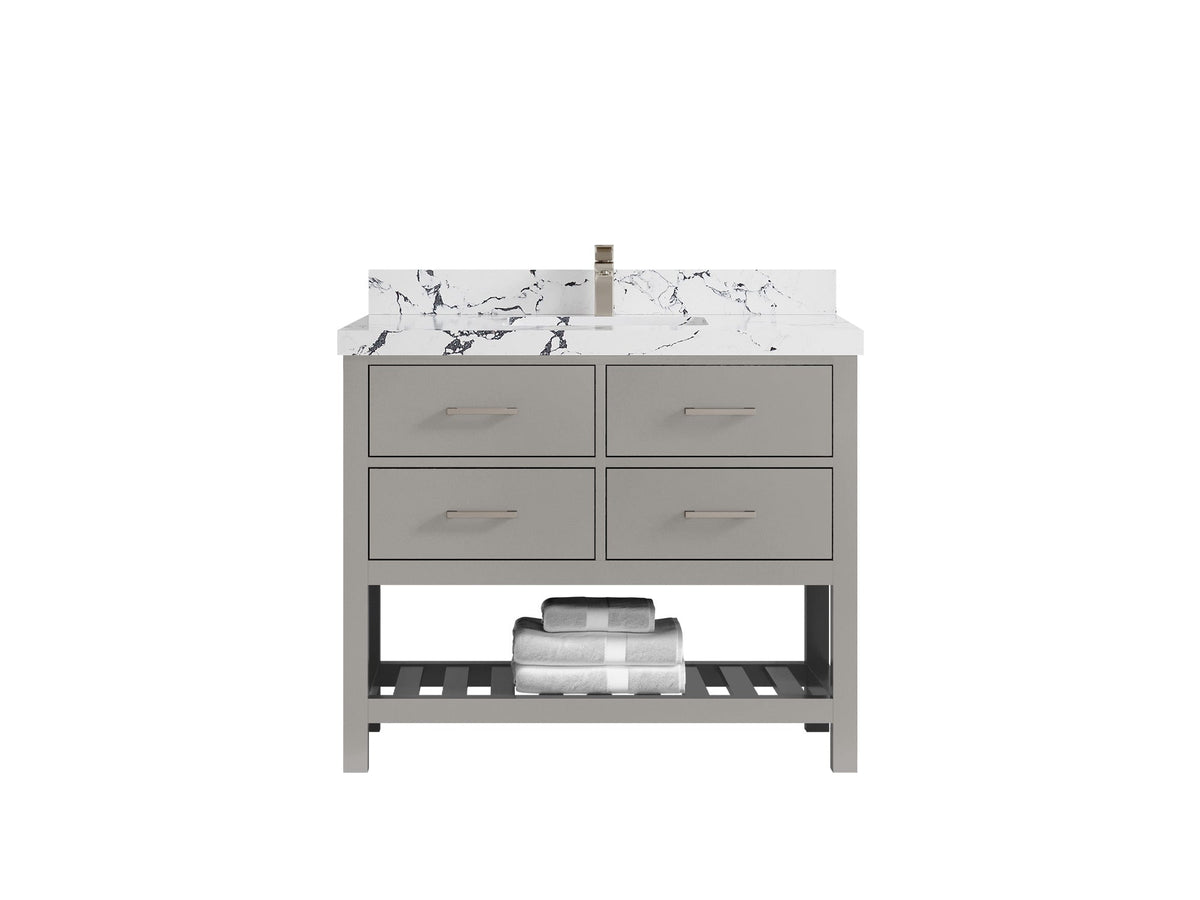 Parker 42 in. W x 22 in. D Single Sink Bathroom Vanity - Willow Bath and Vanity