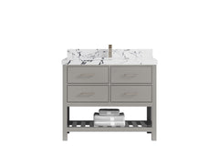 Parker 42 in. W x 22 in. D Single Sink Bathroom Vanity - photo 34