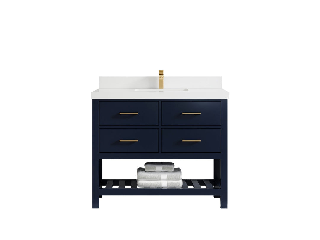 Parker 42 in. W x 22 in. D Single Sink Bathroom Vanity - Willow Bath and Vanity