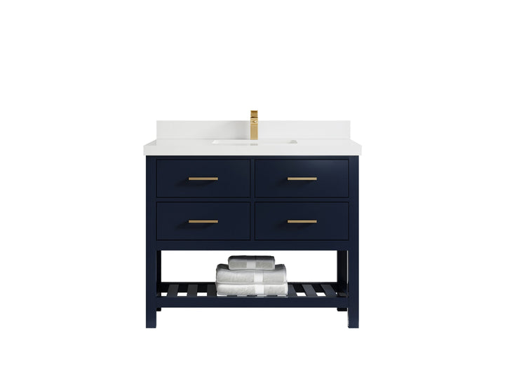 Parker 42 in. W x 22 in. D Single Sink Bathroom Vanity - photo 37