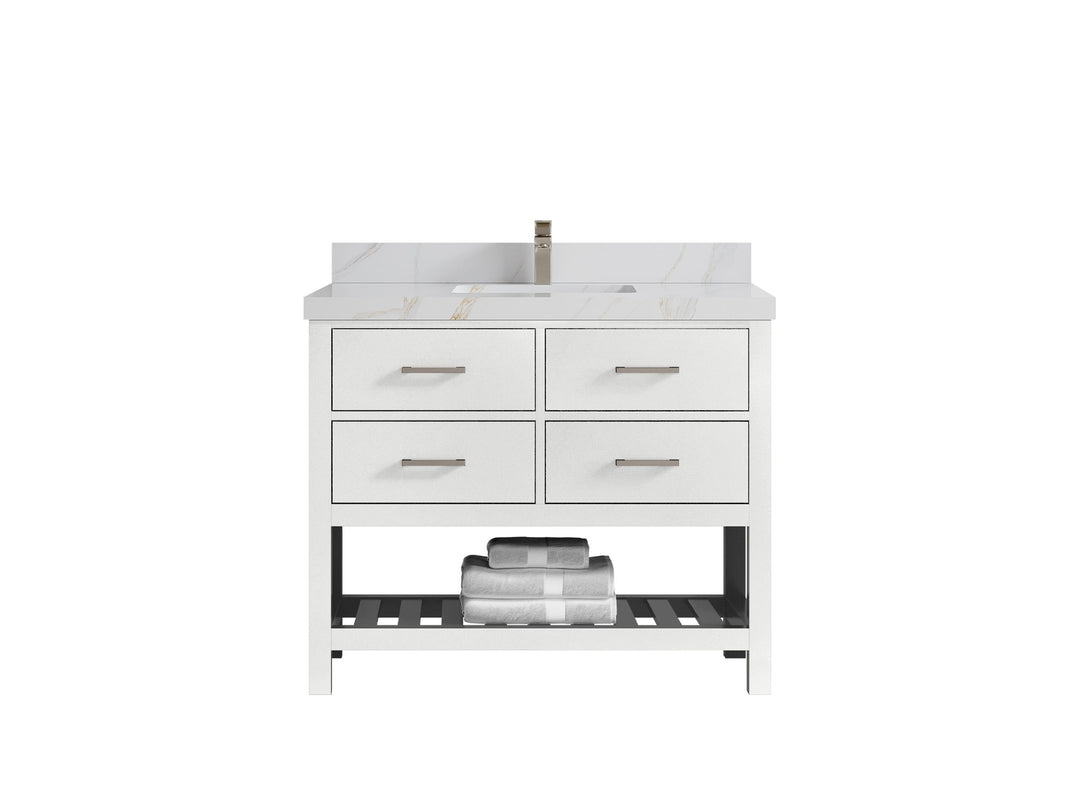 Parker 42 in. W x 22 in. D Single Sink Bathroom Vanity - Willow Bath and Vanity