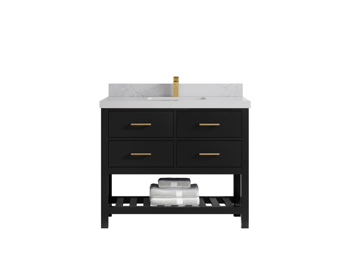 Parker 42 in. W x 22 in. D Single Sink Bathroom Vanity - Willow Bath and Vanity