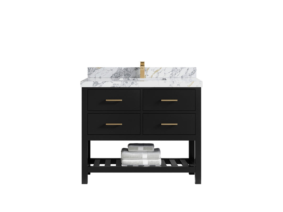 Parker 42 in. W x 22 in. D Single Sink Bathroom Vanity - Willow Bath and Vanity