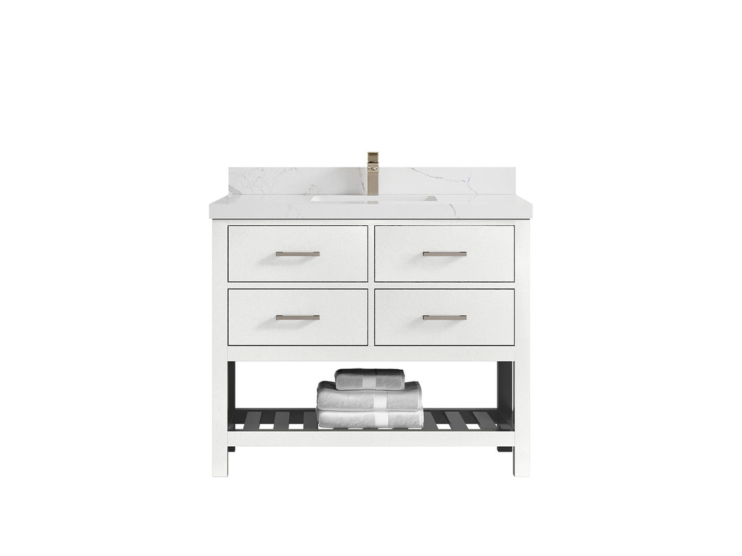 Parker 42 in. W x 22 in. D Single Sink Bathroom Vanity - Willow Bath and Vanity