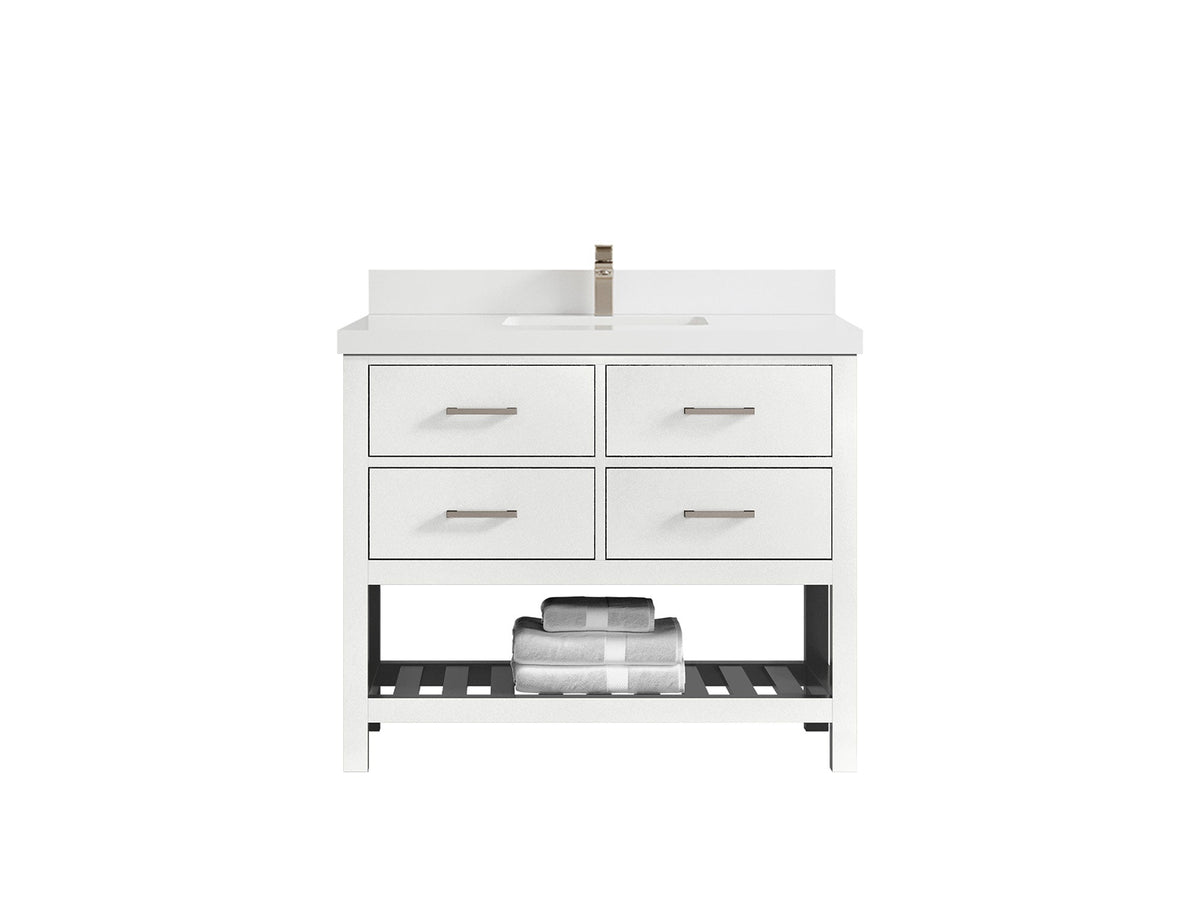 Parker 42 in. W x 22 in. D Single Sink Bathroom Vanity - Willow Bath and Vanity