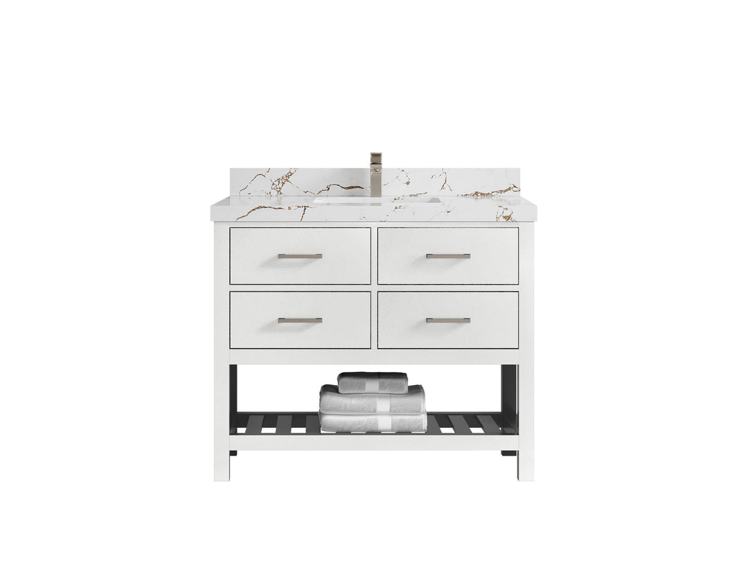 Parker 42 in. W x 22 in. D Single Sink Bathroom Vanity - Willow Bath and Vanity
