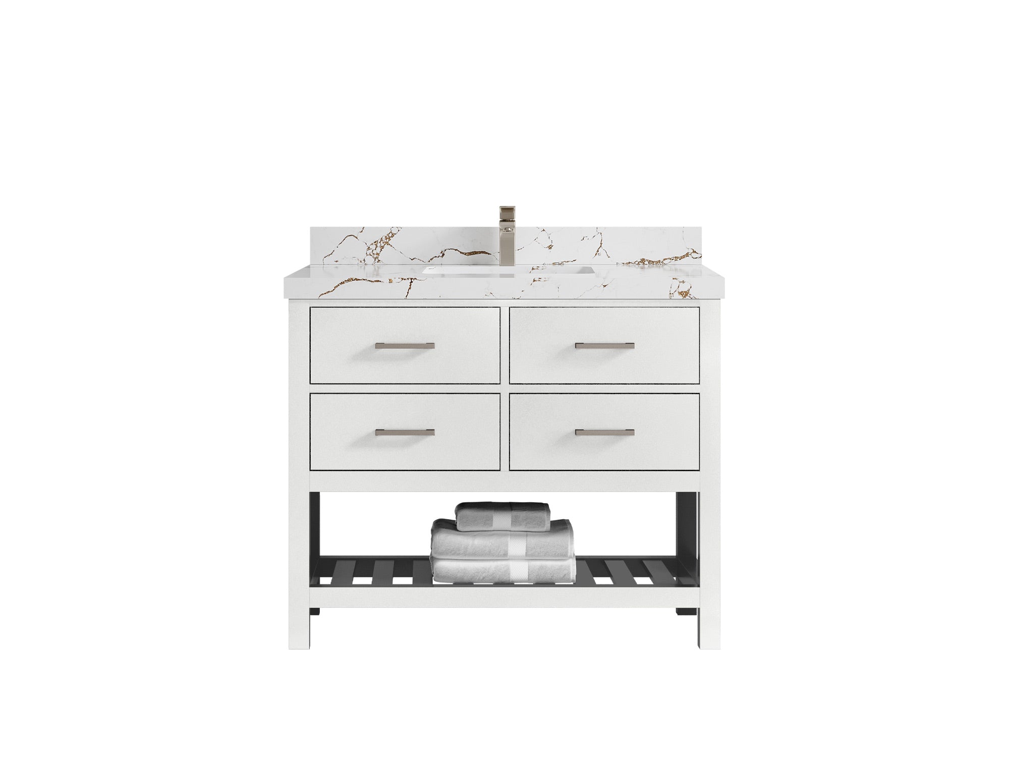 Parker 42 in. W x 22 in. D Single Sink Bathroom Vanity - Willow Bath and Vanity