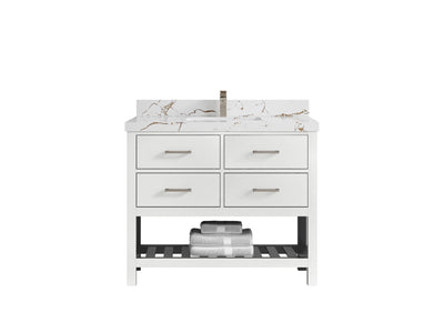 Parker 42 in. W x 22 in. D Single Sink Bathroom Vanity - Willow Bath and Vanity