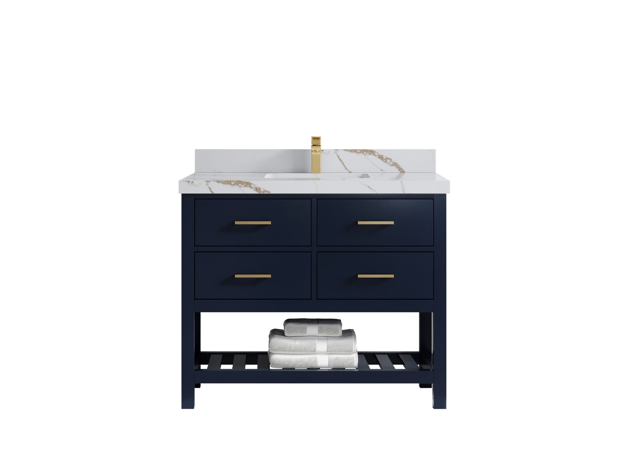 Parker 42 in. W x 22 in. D Single Sink Bathroom Vanity - Willow Bath and Vanity