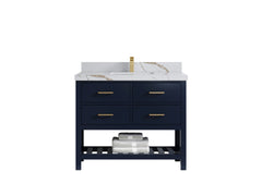 Parker 42 in. W x 22 in. D Single Sink Bathroom Vanity - photo 12
