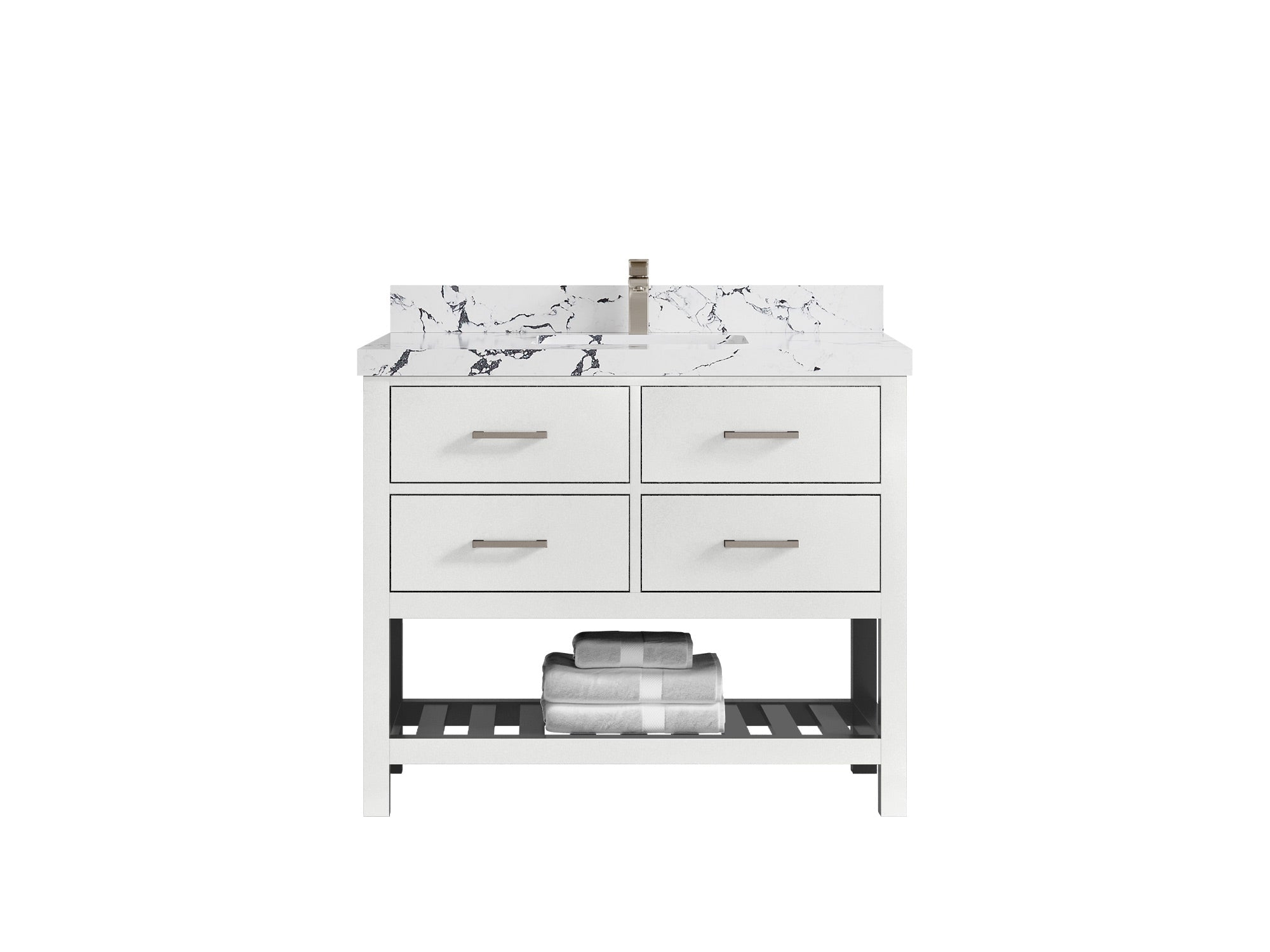 Parker 42 in. W x 22 in. D Single Sink Bathroom Vanity - Willow Bath and Vanity