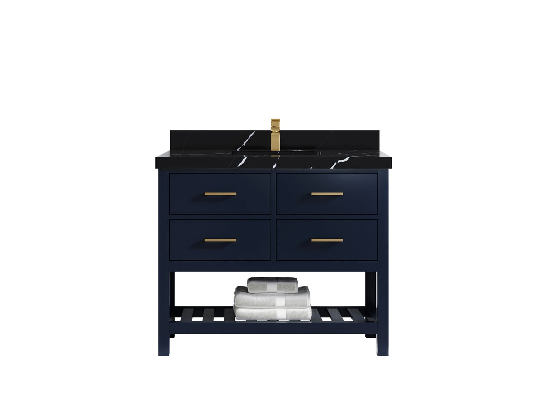 Parker 42 in. W x 22 in. D Single Sink Bathroom Vanity - Willow Bath and Vanity