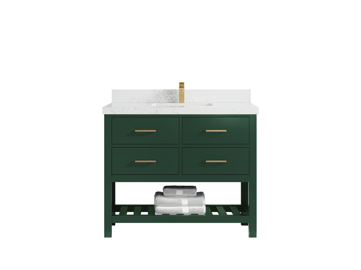 Parker 42 in. W x 22 in. D Single Sink Bathroom Vanity - Willow Bath and Vanity