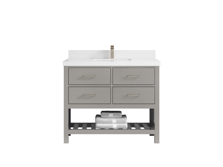 Parker 42 in. W x 22 in. D Single Sink Bathroom Vanity - photo 38