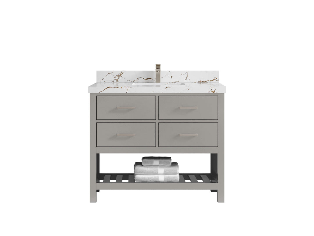 Parker 42 in. W x 22 in. D Single Sink Bathroom Vanity - Willow Bath and Vanity