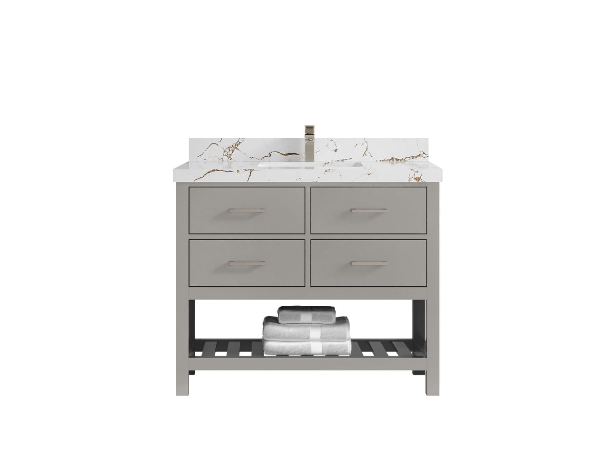 Parker 42 in. W x 22 in. D Single Sink Bathroom Vanity - Willow Bath and Vanity