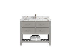 Parker 42 in. W x 22 in. D Single Sink Bathroom Vanity - photo 30