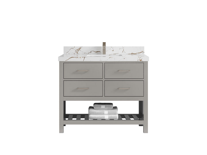 Parker 42 in. W x 22 in. D Single Sink Bathroom Vanity - photo 30