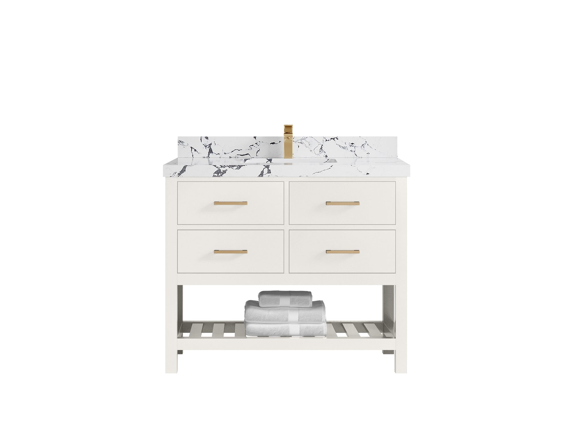 Parker 42 in. W x 22 in. D Single Sink Bathroom Vanity - Willow Bath and Vanity